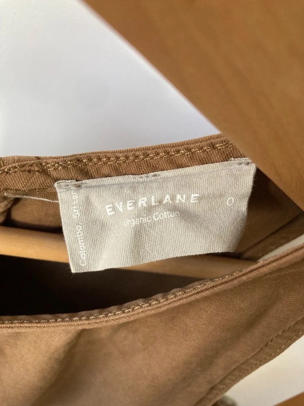 Everlane Fatigue Organic Cotton Barrel Leg Jumpsuit - Brown
